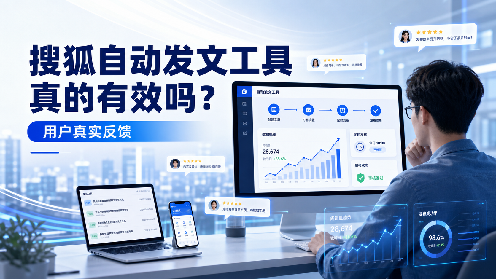 搜狐自动发文工具真的有效吗？仙桃用户的真实反馈
