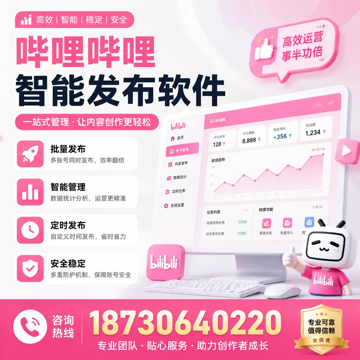 如何评估哔哩哔哩智能发布软件的ROI?仙桃 企业必读